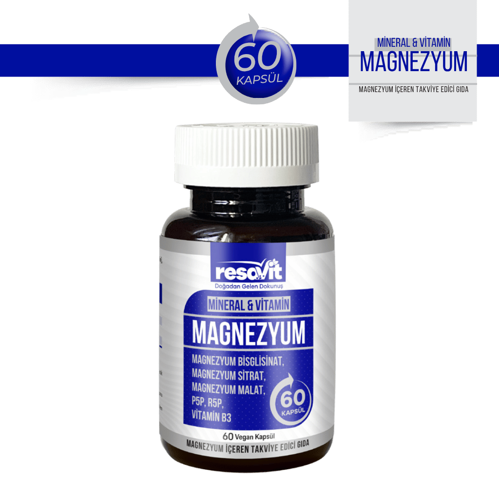 RESAVIT MAGNEZYUM (60 Kapsül)